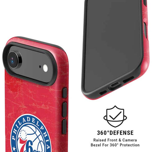 NBA Philadelphia 76ers Distressed iPhone 17 Air Magsafe Impact Case