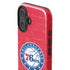 NBA Philadelphia 76ers Distressed iPhone 17 Impact Case