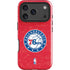 NBA Philadelphia 76ers Distressed iPhone 17 Pro Impact Case