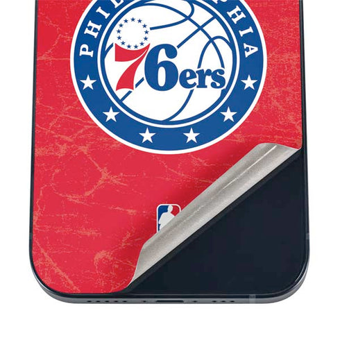 NBA Philadelphia 76ers Distressed iPhone 17 Pro Max Skin