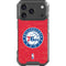NBA Philadelphia 76ers Distressed iPhone 18 Pro Clear Case