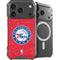 NBA Philadelphia 76ers Distressed iPhone 18 Pro MagSafe Case