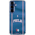 NBA Philadelphia 76ers Jersey Galaxy S25 FE Clear Case