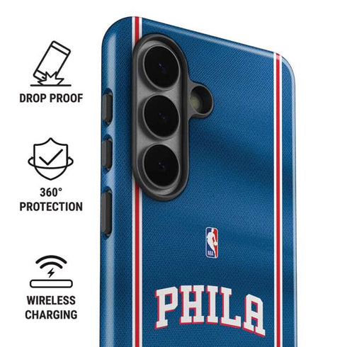 NBA Philadelphia 76ers Jersey Galaxy S26 Impact Case