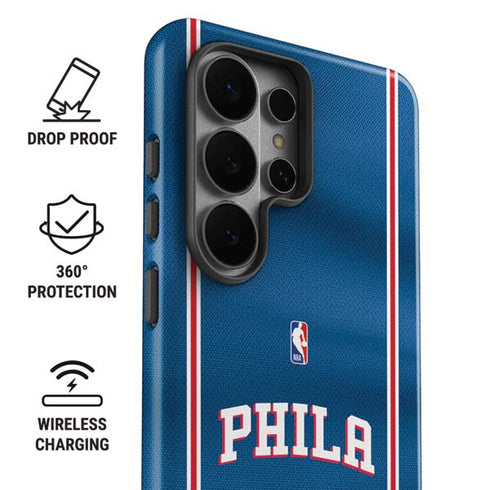 NBA Philadelphia 76ers Jersey Galaxy S26 Ultra Impact Case