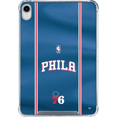 NBA Philadelphia 76ers Jersey iPad 11th Gen (2025) Clear Case