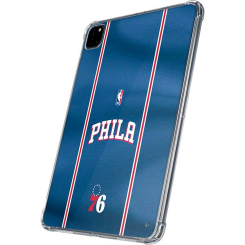 NBA Philadelphia 76ers Jersey iPad Pro 11in (2024) Clear Case