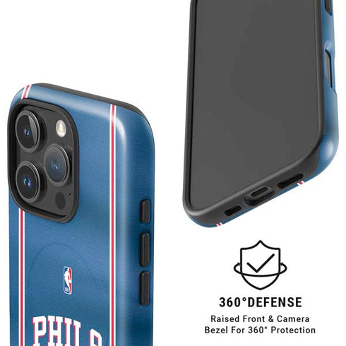NBA Philadelphia 76ers Jersey iPhone 16 Pro Magsafe Impact Case