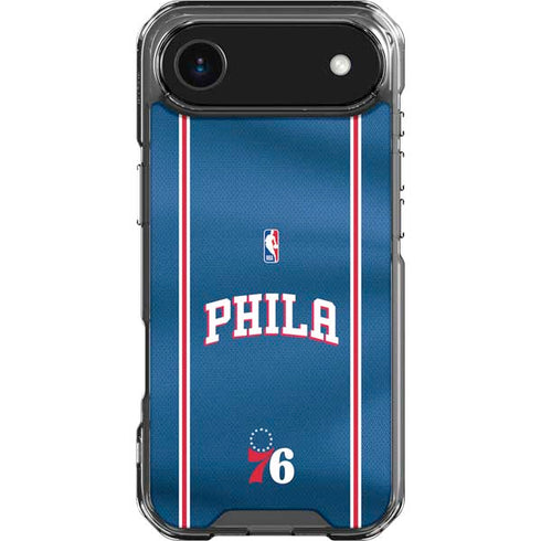 NBA Philadelphia 76ers Jersey iPhone 17 Air Clear Case
