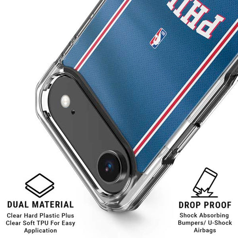 NBA Philadelphia 76ers Jersey iPhone 17 Air Clear Case