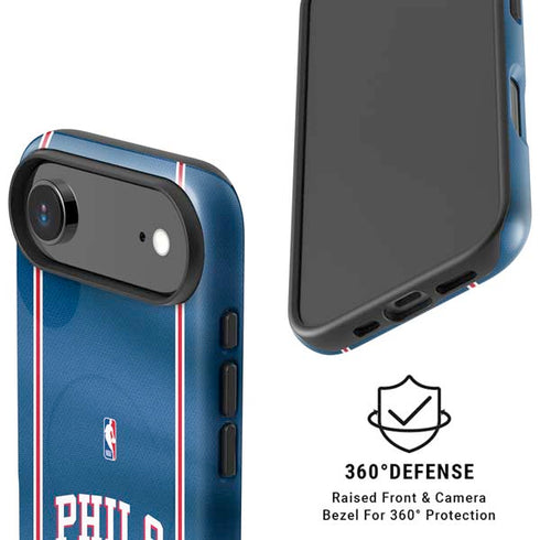 NBA Philadelphia 76ers Jersey iPhone 17 Air Magsafe Impact Case