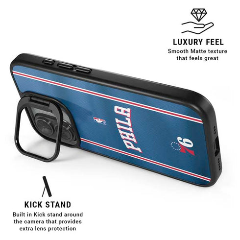 NBA Philadelphia 76ers Jersey iPhone 17 Kickstand Case
