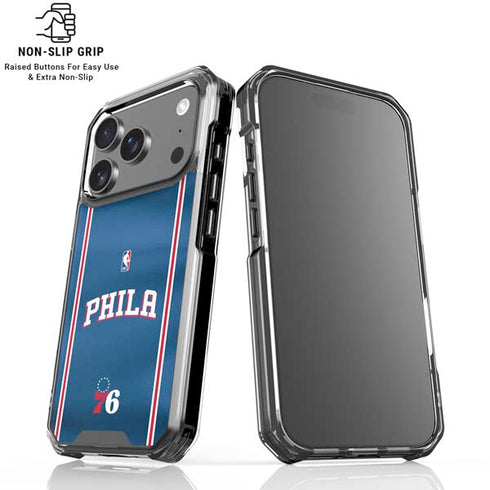NBA Philadelphia 76ers Jersey iPhone 17 Pro Max Clear Case