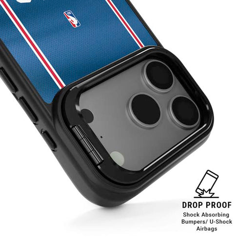 NBA Philadelphia 76ers Jersey iPhone 17 Pro Max Kickstand Case
