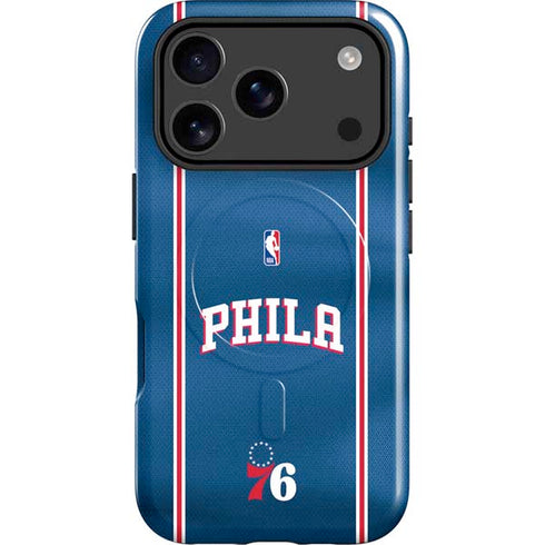 NBA Philadelphia 76ers Jersey iPhone 17 Pro Max Magsafe Impact Case