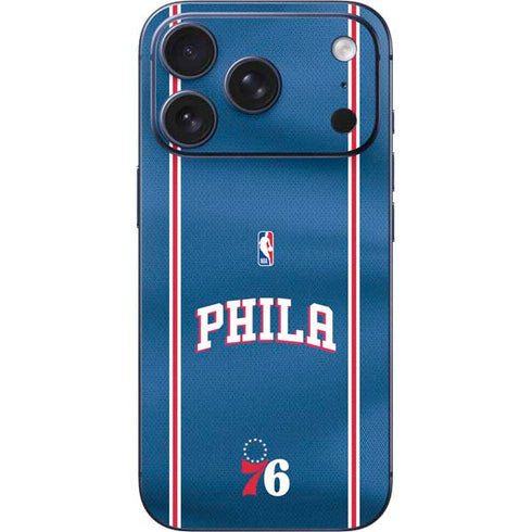 NBA Philadelphia 76ers Jersey iPhone 17 Pro Skin
