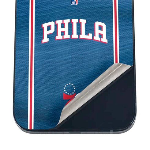 NBA Philadelphia 76ers Jersey iPhone 17 Pro Skin