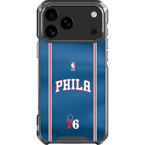 NBA Philadelphia 76ers Jersey iPhone 18 Pro Max Clear Case