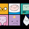 Adult Swim Adventure Time Character Tiles iPhone 14 Pro Max Folio Case