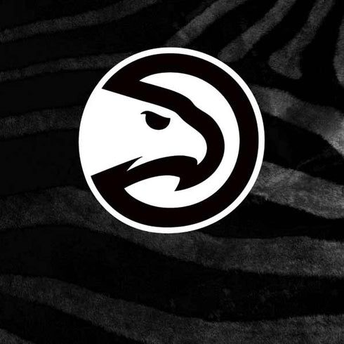 NBA Atlanta Hawks Black Animal Print Amazon Echo Buds Skin