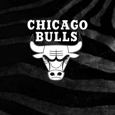NBA Chicago Bulls Black Animal Print Amazon Echo Buds Skin