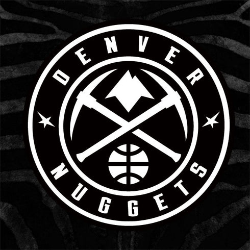 NBA Denver Nuggets Black Animal Print iPhone 14 Plus Folio Case