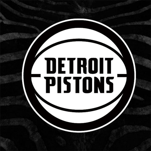 NBA Detroit Pistons Black Animal Print Amazon Echo Buds Skin