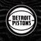 NBA Detroit Pistons Black Animal Print Apple Pencil (1st Gen, 2017) Skin