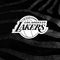 NBA Los Angeles Lakers Black Animal Print Amazon Echo Buds Skin