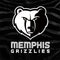 NBA Memphis Grizzlies Black Animal Print Galaxy A20 Clear Case