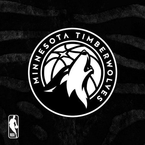 NBA Minnesota Timberwolves Black Animal Print Wii Remote Controller Skin