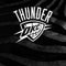 NBA Oklahoma City Thunder Black Animal Print Amazon Echo Buds Skin