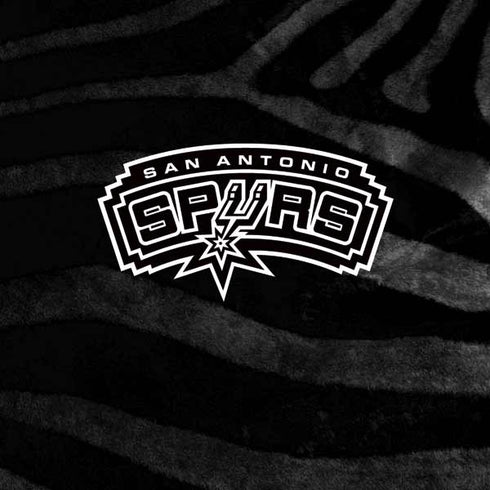 NBA San Antonio Spurs Black Animal Print Galaxy Buds Live Skin
