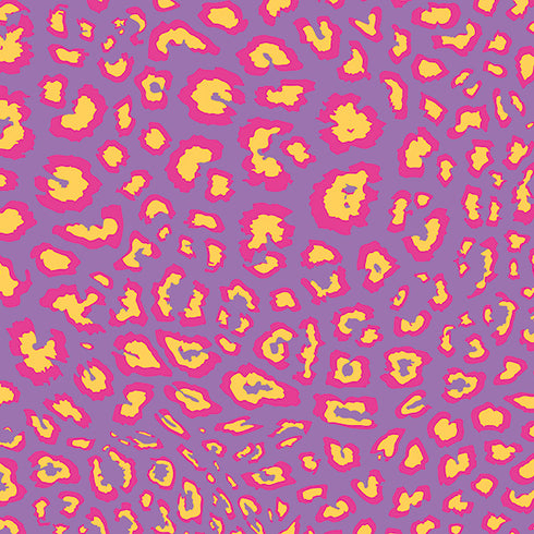 Electric Orchid Leopard Animal Print Color Pop Surface Laptop 4 15in Skin