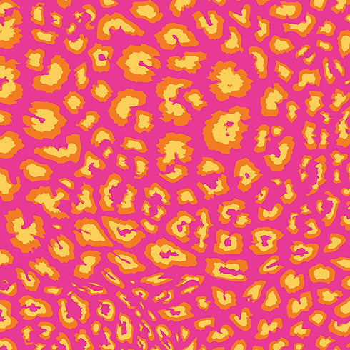 Sherbet Leopard Animal Print Color Pop Moto G Play 4G (2024) Skin
