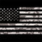 Black and White Camo American Flag iPhone 8 Folio Case