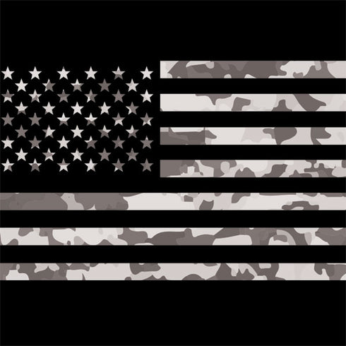 Black and White Camo American Flag iPhone 13 Pro Folio Case