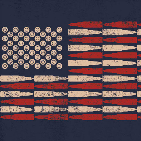 Blue Bullet American Flag iPhone 7 Folio Case