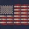 Blue Bullet American Flag iPhone 7 Folio Case