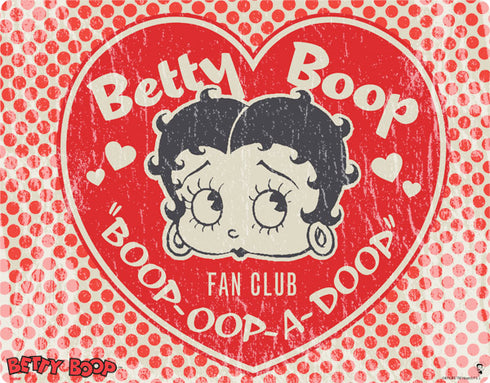 Betty Boop Red Heart Galaxy Book 12in Skin