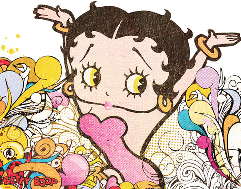 Betty Boop Hands Up MacBook Skins