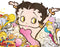 Betty Boop Hands Up Galaxy Book 12in Skin