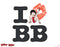 Betty Boop I Love BB DS Lite Skin