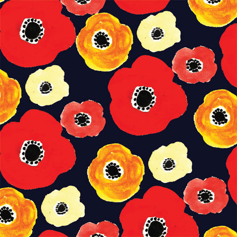 Bouffants and Broken Hearts Anemone Flower Wii Remote Controller Skin