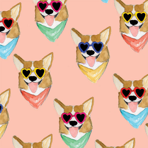 Bouffants and Broken Hearts Corgi Love Galaxy Buds Live Skin