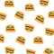 Bouffants and Broken Hearts Cute Burgers Wii Remote Controller Skin