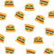 Bouffants and Broken Hearts Cute Burgers AirPods Pro 2nd Gen Skin
