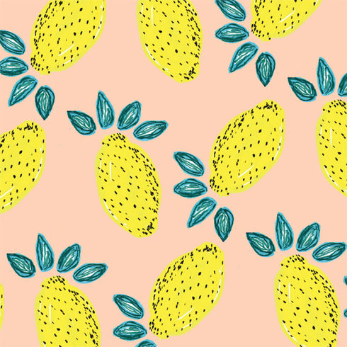 Bouffants and Broken Hearts Lemon Party Galaxy Buds Live Skin