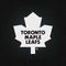 NHL Toronto Maple Leafs Black Background Galaxy Book 12in Skin