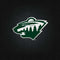 NHL Minnesota Wild Black Background Amazon Echo Buds Skin